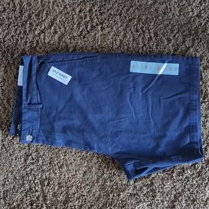 NWT Old Navy Men's Navy Blue Size 36 Slim Built-in-Flex Shorts